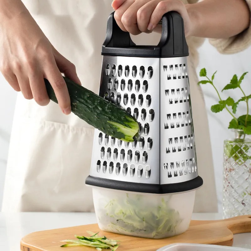 Kitchen Appliances Japan - Parutan Sayuran Kotak Empat Sisi, Parutan