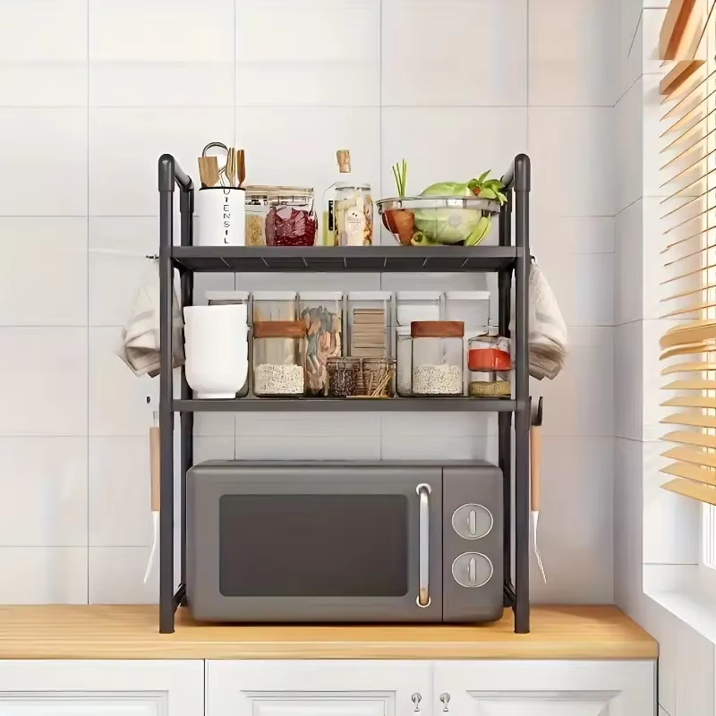 Kitchen Appliances Small - Rak Penyimpanan Teleskopik Tegak yang Dapat