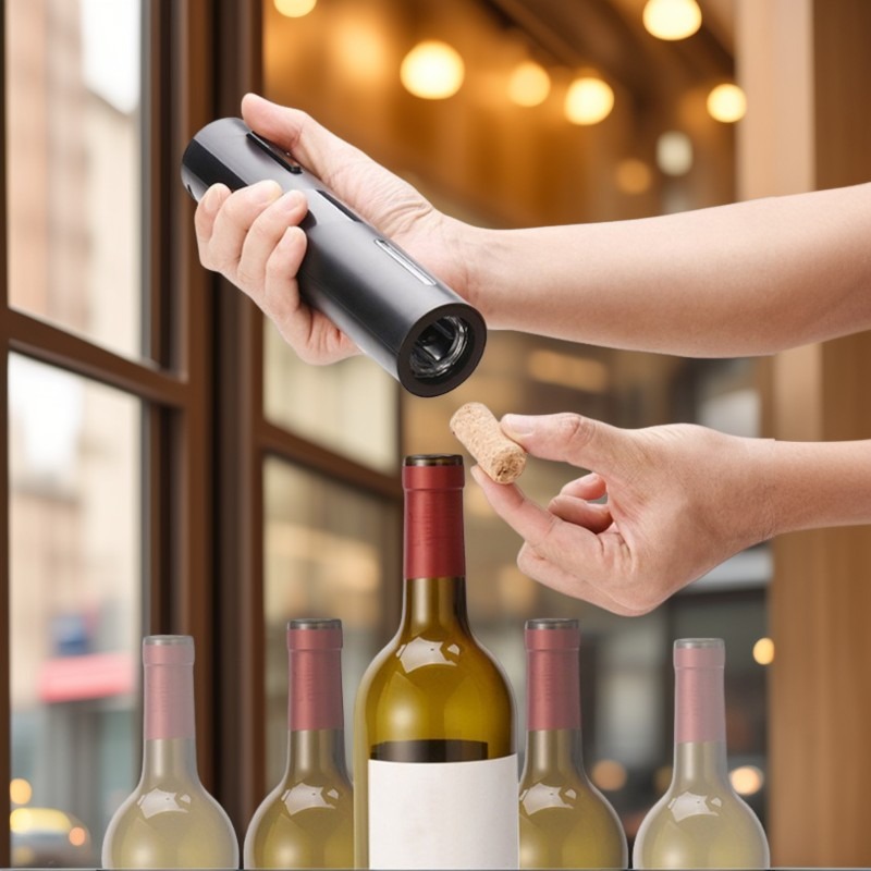 Wine Opener Electric - Pembuka Botol Elektrik untuk Pemotong Foil