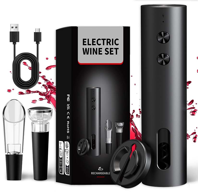 Set Pembuka Botol Anggur Elekt - Wine Opener Electric ulasan dan harga