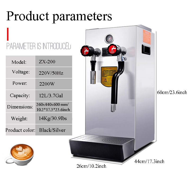 Ketel Air Uap Komersial untuk  - Milk Frother Automatic ulasan dan harga