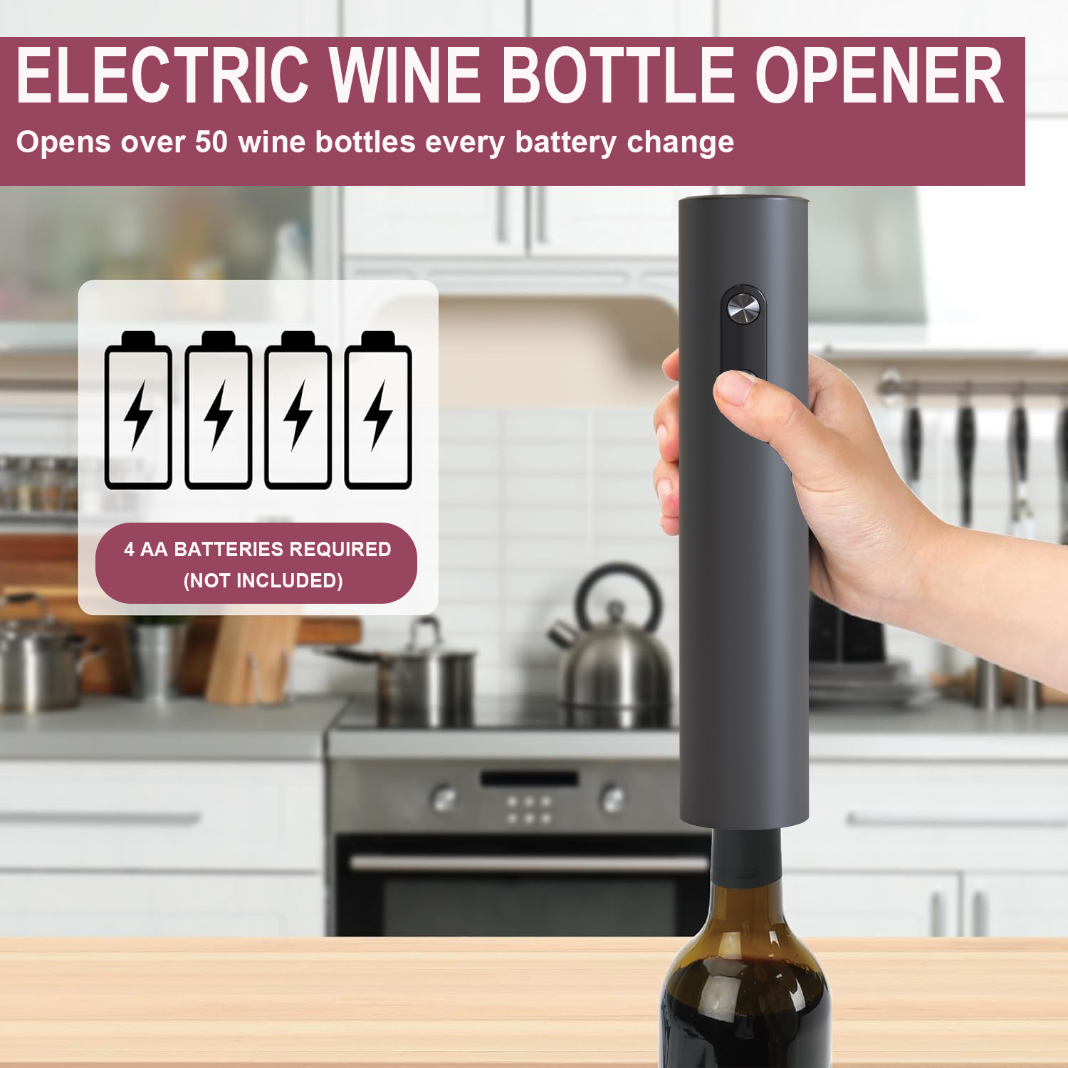 Pembuka anggur elektrik, pembu - Wine Opener Electric ulasan dan harga